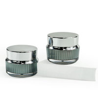 Pot à crème 15g en plastique avec logo personnalisé pour échantillon de crème pour le visage, emballage cosmétique