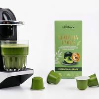 Capsules de thé vert matcha de qualité cérémonielle Artbrew, compatibles avec les machines Original Line, étiquette privée OEM ODM