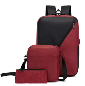 Hot Selling Custom Logo Geometric 20-39L Waterproof Oxford <b>Backpack</b> USB Anti-Theft Zipper <b>Computer</b> Bag Resin Mesh Fashion High - Product Image 2