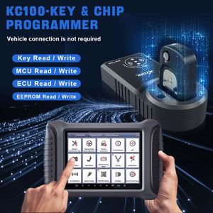 X100 PAD3 أداة مسح لبرمجة مفاتيح السيارات مع KC100 تحكم ثنائي الاتجاه OBD2 أنظمة كاملة أدوات تشخيص أعطال السيارة - Product Image 4