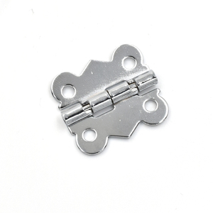 Mini charnières papillon argentées pour boîtes à bijoux, boîtes en bois, tiroirs et portes d'armoires - Product Image 1