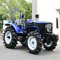 Tracteur agricole 4x4 de 70 CV, moteur diesel haute performance, tracteur à roues agricoles avec système de boîte de vitesses