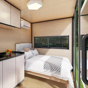 Casa de cápsula modular prefabricada con panel sándwich para uso escolar y comercial Diseño moderno Impermeable Instalación rápida - Product Image 5