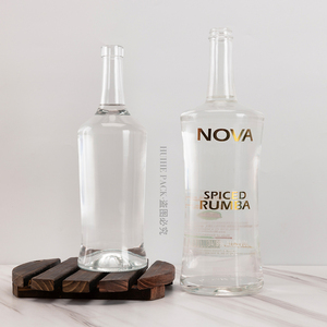 Factory Made 700ml <strong>750ml</strong> 1000ml Arizona Glass <strong>Bottles</strong> Classic Vodka Spirits <strong>Bottle</strong> with Cork - Product Image 4
