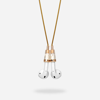 Chaîne de sécurité sans fil anti-perte pour AirPods, accessoires pour écouteurs, chaîne anti-chute en forme de collier d'amour