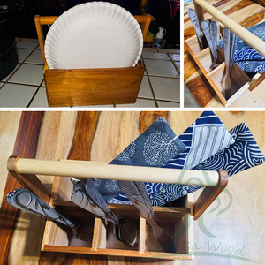 Support de Couverts en Bois d'Acacia Multi-positions pour la <span class=keywords><strong>Cuisine</strong></span> – Organisateur de Table pour Cuillères, Fourchettes <span class=keywords><strong>et</strong></span> Couteaux – Vente en Gros - Product Image 6