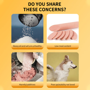 Golosinas para Perros, 100 Unidades, Snacks para Mascotas, Salchicha de Jamón para Mascotas, Sin Granos, Hiperalimentación, Alto Contenido de Calcio, Golosinas para Perros y Gatos - Product Image 3