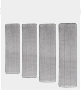 Recharge de serpillière en microfibre personnalisable et écologique, 80-90% de déshydratation, avec doubles boucles, pour nettoyage sec/humide - Product Image 1