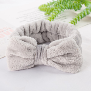 Fascia per capelli morbida in pile di corallo croce Top Kont fascia per capelli fascia per capelli elastica per donne ragazze lavaggio viso turbante copricapo accessori per capelli - Product Image 5