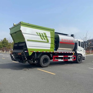 รถบรรทุกบรรจุหินแบบซิงโครนัส DongFeng 6CBM+8CBM ราคาโรงงาน ขาย - Product Image 4