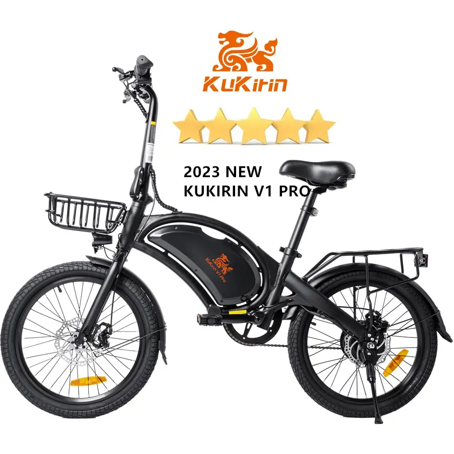 Kukirin V1 Pro EU STOCK Kugoo Kirin B2 20Inch Fat tire Folding Electric Moped Bike 48V 350W Electric bicycle outdoor e bike