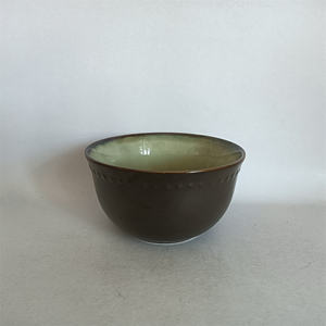 Service de table rouge de style américain, vaisselle en céramique écologique, design portable - Product Image 1