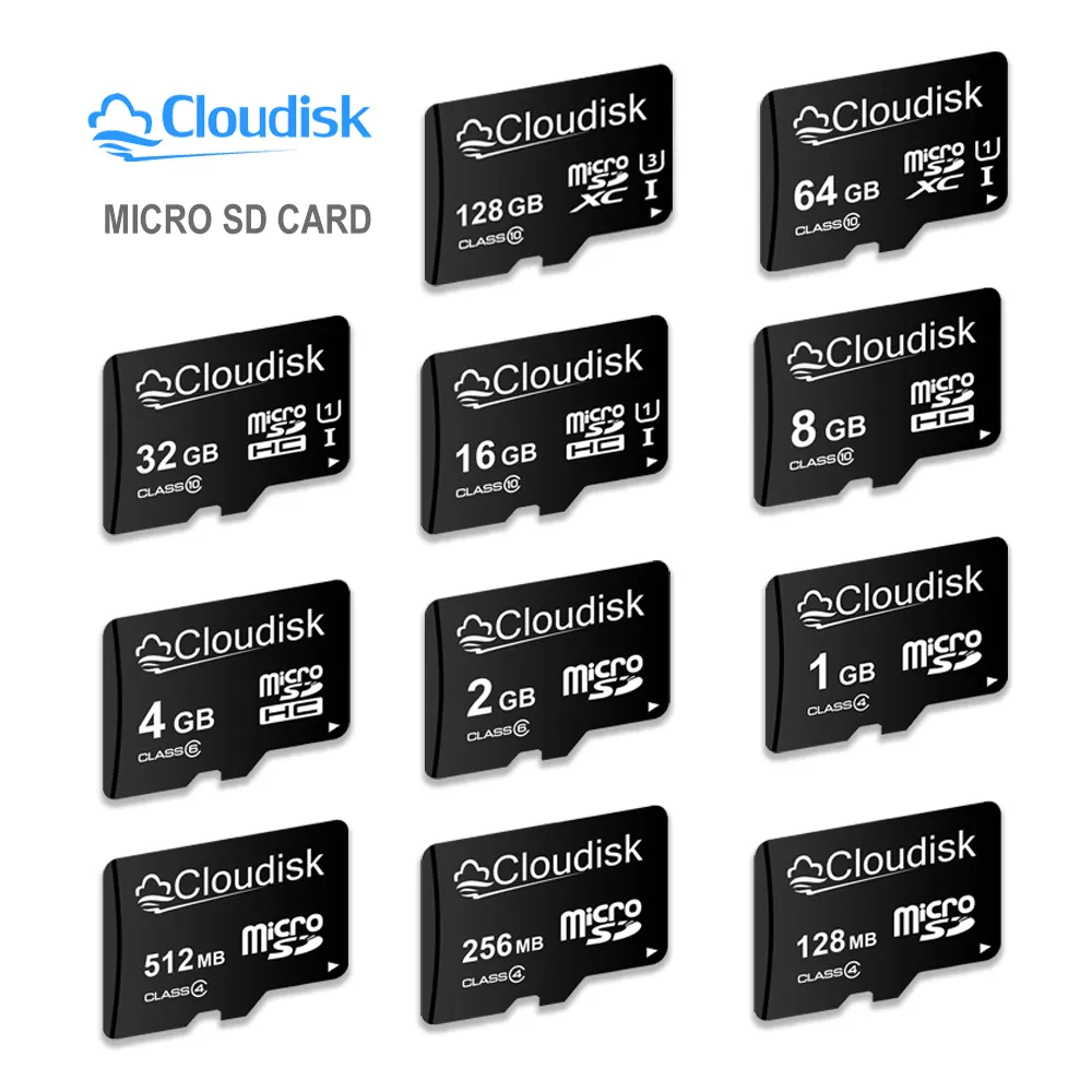 10 Pack Factory Wholesale Micro Memory Card SD Card 128M 256MB 2GB 4GB 8GB 16 32GB 64GB 128GB 256 512GB 1TB for Sandisk SD Card