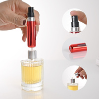 Remplissage répétable 5ml 8ml 10ml vaporisateur de décantation parfum atomiseur bouteille cosmétique de luxe bouteille de torsion