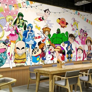 วอลเปเปอร์ตกแต่งโรงแรมธีมอนิเมะญี่ปุ่น - Product Image 3