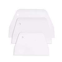 Grattoir à pâte personnalisé XLT Factory, grattoir à bol flexible en plastique pour la cuisson du pain, des gâteaux, du fondant et de la glaçage