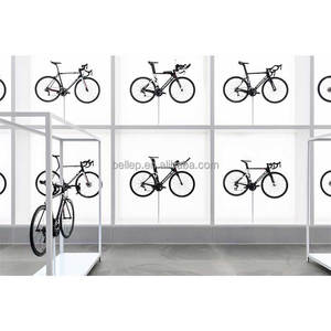 Accessoires de vélo électrique moderne, luminaires, magasin de vélo de détail personnalisé, Design d'intérieur pour hommes, Kit de cyclisme de montagne, présentoir au sol - Product Image 4