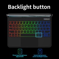 Clavier Magique en Promotion avec Trackpad Multi-Touch et Rétroéclairage 7 Couleurs pour iPad 10ème Génération 10.9 2022 et iPad 11 A16 2025