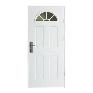 Фабрика Bowdeu, высокое качество, китайский поставщик, водонепроницаемая наружная дверь, американская стальная дверь, глазурованная дверь