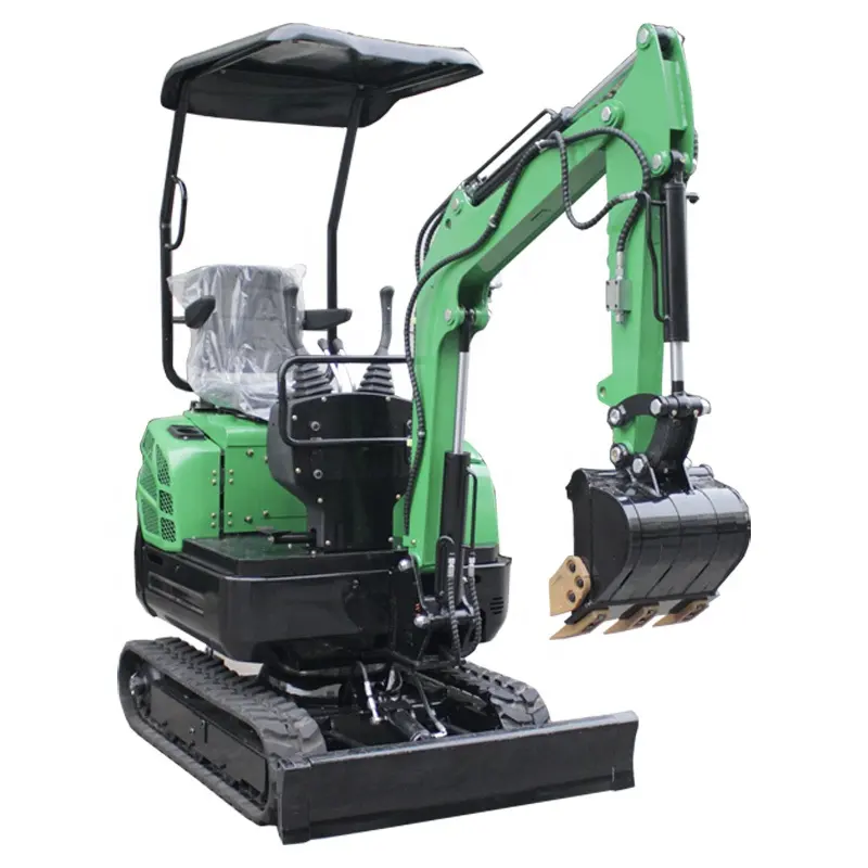 Import A New Small Digger Used Electric Kubota Engine Towable Backhoe 1 1.5 1.7 2 3 3.5 Ton Mini Excavators For Sale Price