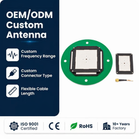 Antena GNSS RTK de Precisión GPS GLONASS BeiDou 5dBi de Alta Ganancia, Antena Activa Vertical con Conector Roscado para Mapeo, Compatible con OEM