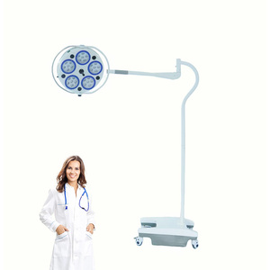 IN-L104 Lámpara Quirúrgica LED Vertical Portátil para Hospital, Equipo Veterinario, Luz de Operación Móvil Portátil, Luces de Quirófano - Product Image 4