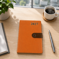 Carnet de notes personnalisé en cuir avec reliure spirale A5, journal de bureau professionnel, cadeau promotionnel