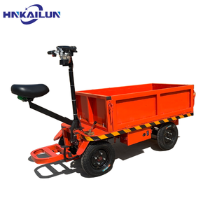 รถยกไฟฟ้าแบบแบนมีแท่นขนย้ายสินค้าดีไซน์ใหม่ - Product Image 4