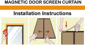 מסך יתושים דלת מסך יתוש עם מגנטים סין מסך היתוש רשת וילונות דלת רשת וילונות לדלת - Product Image 5