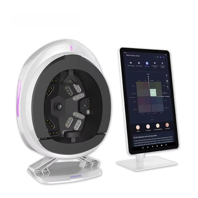 Facial 3d Skin Scanner Facial Analysis Machine Facial Scanner 3 Camera Aisia Q2 Ai Skin Analyzer Portable