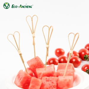 Thân Thiện Với Môi Tre Hoa Knot Xiên Dùng Một Lần Hôn Xiên Tre Gậy Vòng Vòng Cocktail Tre Xiên - Product Image 4