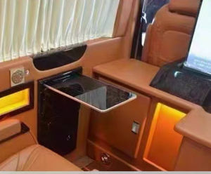 Nouveau bureau de levage électrique de voiture d'accessoires <span class=keywords><strong>Inter</strong></span> de voiture et table latérale électrique de luxe de fourgonnette - Product Image 1