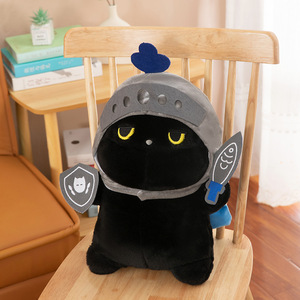 Nuevo y Creativo Peluche de Gato Caballero de Dibujos Animados, Juguete de Peluche Suave de Algodón, Alivia el Estrés, Muñeco Adorable, Regalos para Niños - Product Image 1