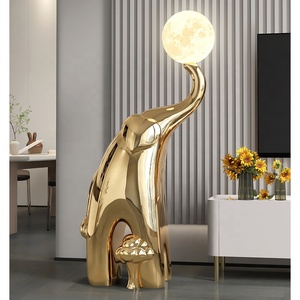 Thiết kế nghệ thuật sáng tạo Voi Đêm ánh sáng đèn sàn nhà biệt thự phòng trẻ em phòng ngủ phòng khách Đèn sàn - Product Image 1