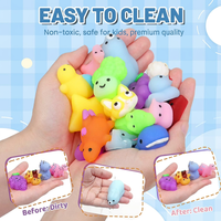 Ensemble de 30 jouets en TPR souple à presser, formes d'animaux mignons, jouets anti-stress pour enfants