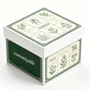 Scatola di Carta Vintage Stile Farmacia, Confezione Retrò per Farmacista, Stampa Personalizzata per Erbe e Candele, Servizi di Imballaggio e Stampa Personalizzati - Product Image 2