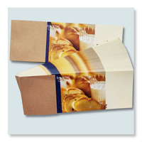 Billet de repas personnalisable double face en PVC, papier kraft coloré, plaque de cuivre, bon de petit-déjeuner pour hôtel, cantine, restaurant