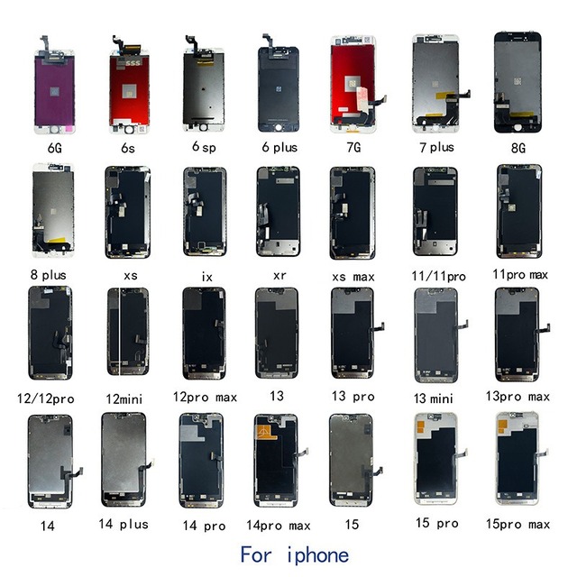 Mobile Phone Screen Assembly Kit for iPhone 13 14 Pro with OLED LCD Display for Cellphone Repair Shop Bulk Wholesale Supplier