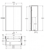 Boîte à outils pour camionnette UTE en aluminium sur mesure, tiroir de rangement, étanche, anti-poussière, extérieur, 2 compartiments, capacité jusqu'à 200L