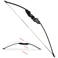 Kit arc-en-ciel recourbé, puissance de 40 lb, pour droitier, Long, traditionnel, pour la chasse et le tir en plein air
