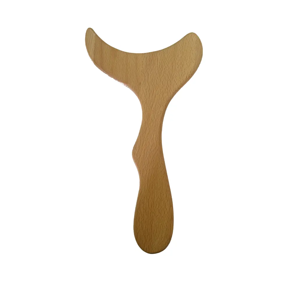 Legno di faggio naturale guasha massaggio corpo in legno guasha
