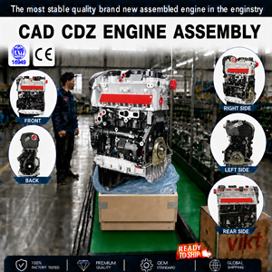 Conjunto de Motor Completo Original OEM EA888 2.0 TFSI para Audi Q5 A4 A6 A5 CDN CAD, Unidad de Bloque Largo Completa - Product Image 2