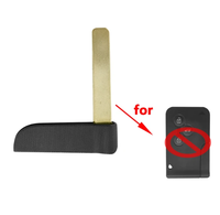 Coque de voiture télécommandée à bouton blanc de haute qualité pour Renault Megane remplacement de boîtier d'entrée sans clé à 3 boutons