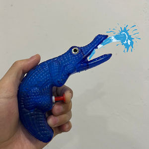 Unico Mini in plastica coccodrillo pistola ad acqua per bambini-giocattolo da gioco con disegno di animali da cartone animato-pistola ad acqua come regalo - Product Image 4