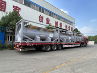 Conteneur de réservoir de stockage chimique de conteneur de réservoir de brome de livraison rapide pour le transport de brome liquide