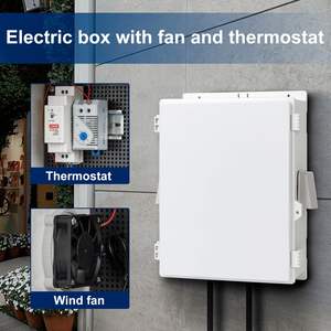 Namunanee H6GF Outdoor Waterproof ABS Electronics Instrument Enclosure Thermostat Junction <strong>Box</strong> With Vents For Electronic Project - Product Image 3