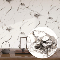 Feuille de PVC souple effet marbre, durable et facile à nettoyer, pour remplacer les carreaux muraux de salle de bain