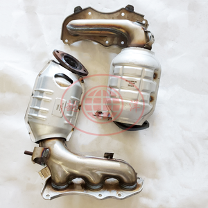 Collecteur d'échappement avant en acier inoxydable YUEYANG à montage direct, sans catalyseur semi-céramique pour Toyota Highlander 3.5L - Product Image 2