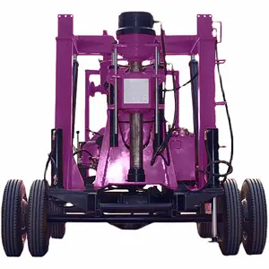 Trailer Mounted Water Well Drilling Rig Hydraulic Drilling Machine Deep Well Drilling Equipment
