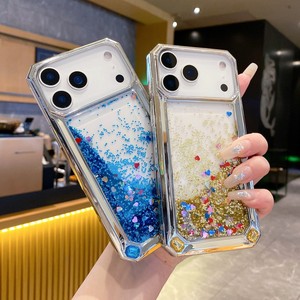 Chất Lỏng Cát Mạ Điện <span class=keywords><strong>Bling</strong></span> Trường Hợp Điện Thoại Cho <span class=keywords><strong>Iphone</strong></span> 17 Pro Max Long Lanh Cô Gái Điện Thoại Bìa Cho <span class=keywords><strong>Iphone</strong></span> 17 16 15 14 13 Pro - Product Image 3
